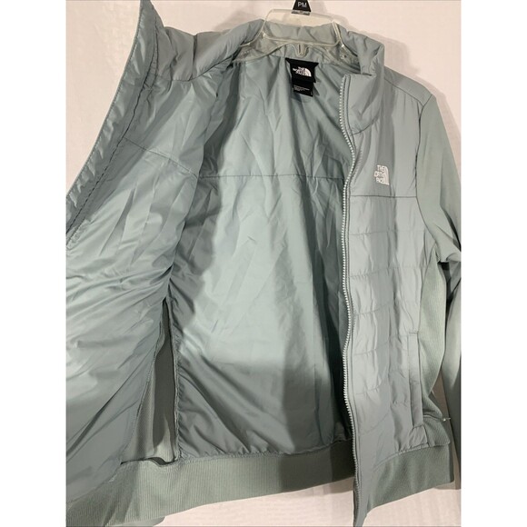 North Face Mashup Light Sage Green Jacket Coat Womens L - Picture 7 of 9